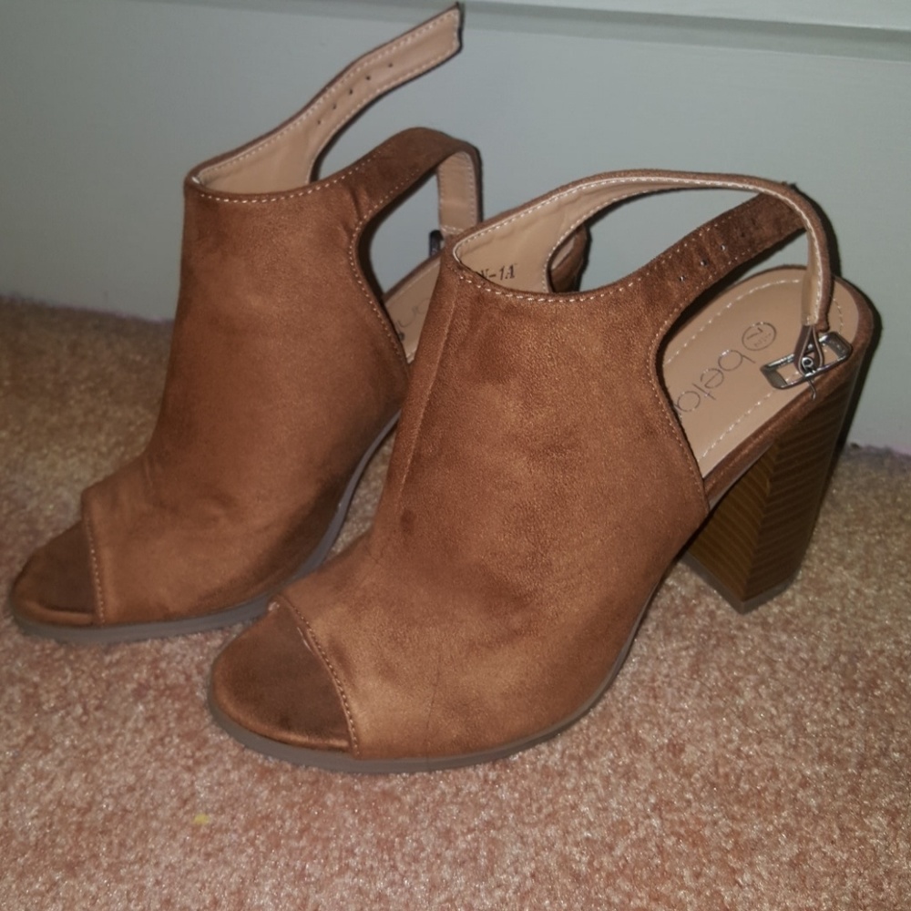 Peep Toe Heels - image 1